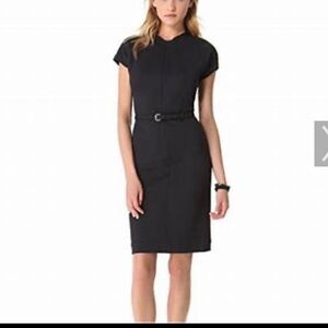 DVF maizah black dress